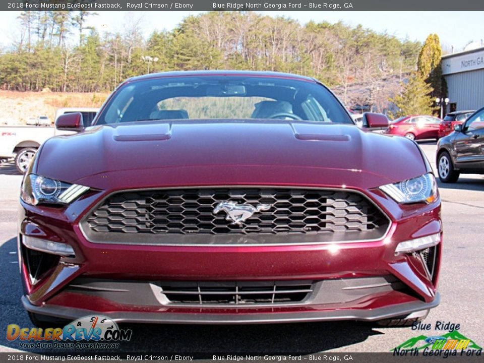 2018 Ford Mustang EcoBoost Fastback Royal Crimson / Ebony Photo #4