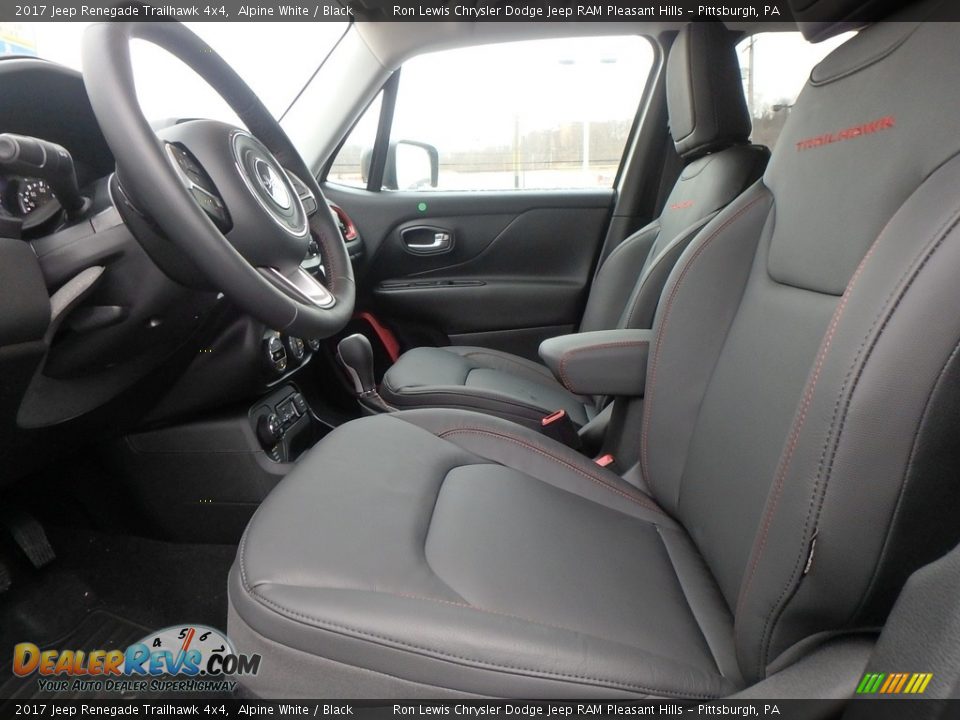2017 Jeep Renegade Trailhawk 4x4 Alpine White / Black Photo #10