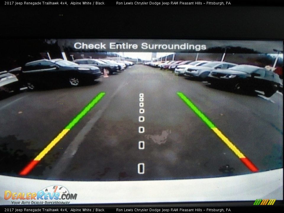 2017 Jeep Renegade Trailhawk 4x4 Alpine White / Black Photo #17