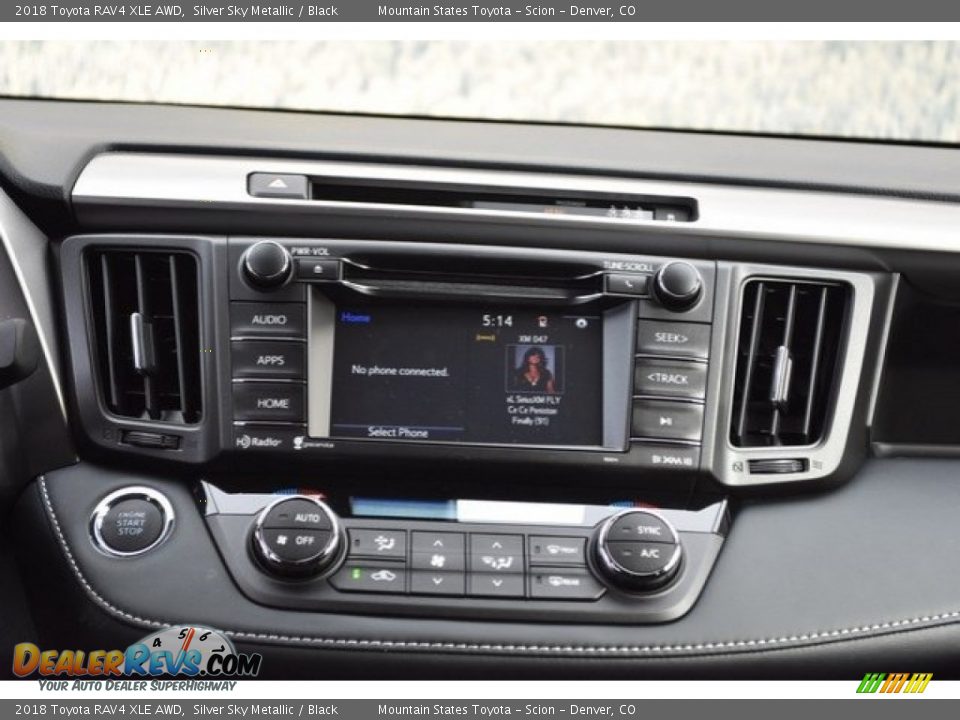 2018 Toyota RAV4 XLE AWD Silver Sky Metallic / Black Photo #6