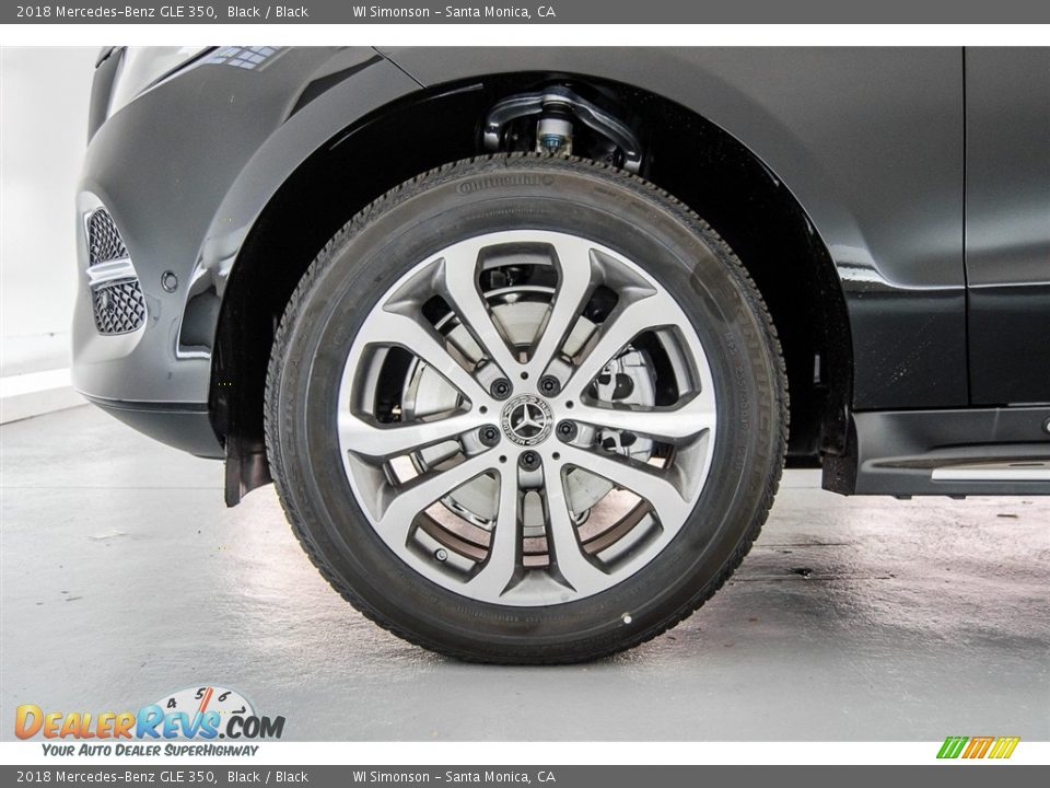 2018 Mercedes-Benz GLE 350 Black / Black Photo #9