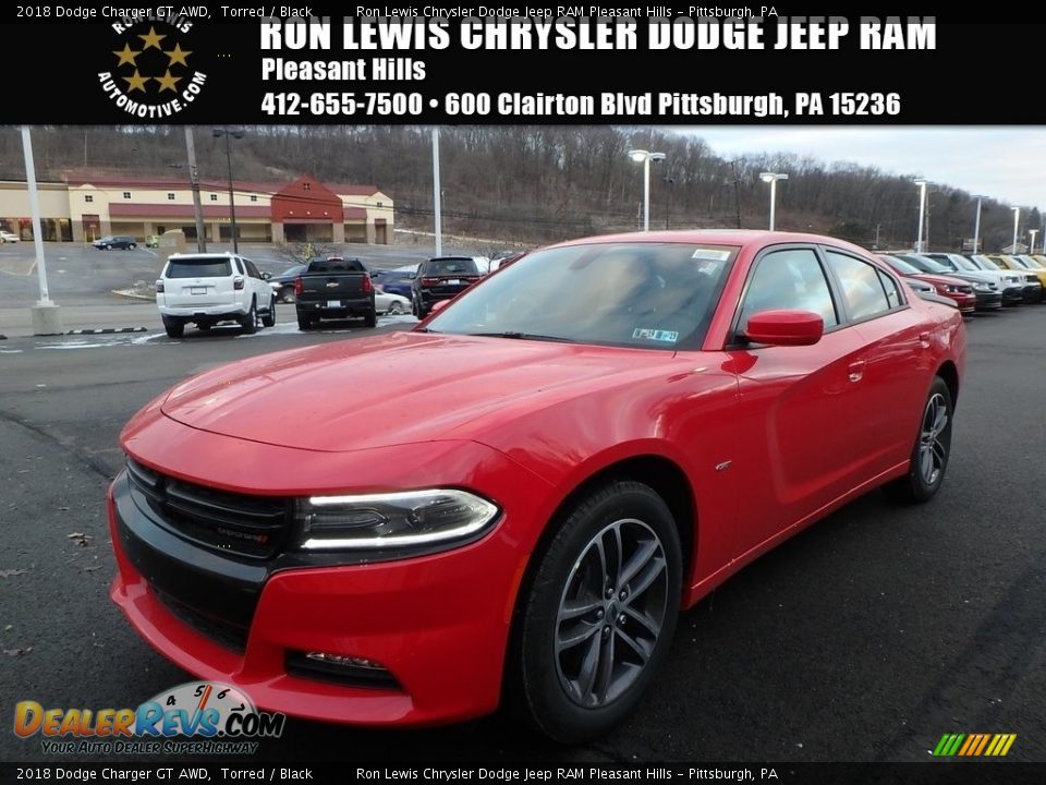 2018 Dodge Charger GT AWD Torred / Black Photo #1
