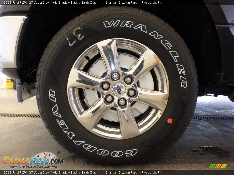 2018 Ford F150 XLT SuperCrew 4x4 Shadow Black / Earth Gray Photo #5