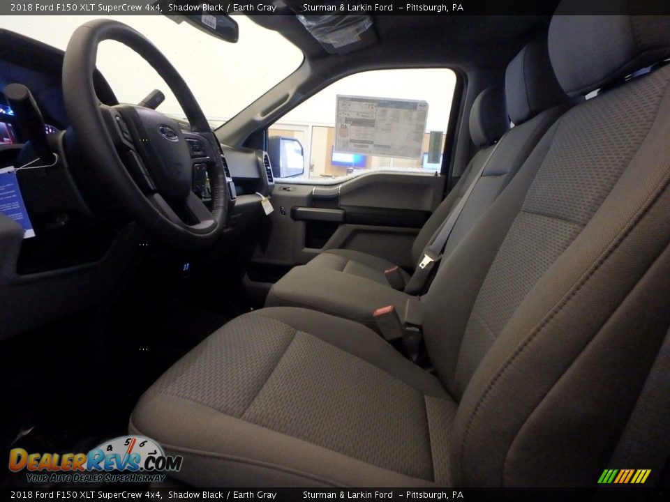 2018 Ford F150 XLT SuperCrew 4x4 Shadow Black / Earth Gray Photo #6