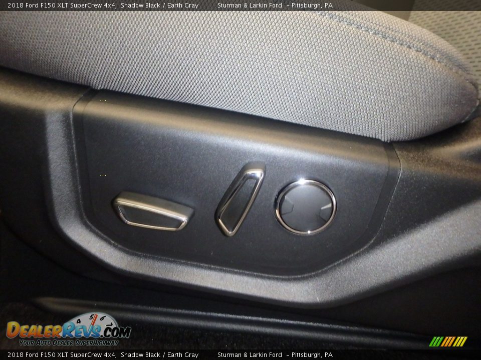2018 Ford F150 XLT SuperCrew 4x4 Shadow Black / Earth Gray Photo #11
