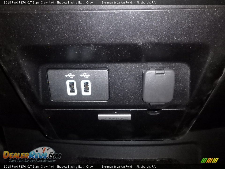 2018 Ford F150 XLT SuperCrew 4x4 Shadow Black / Earth Gray Photo #14