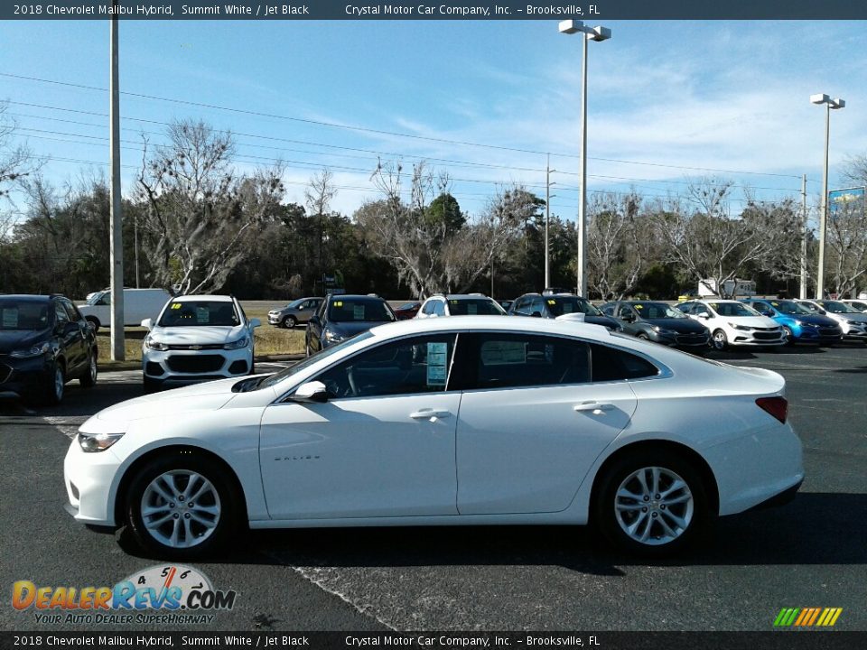 2018 Chevrolet Malibu Hybrid Summit White / Jet Black Photo #2