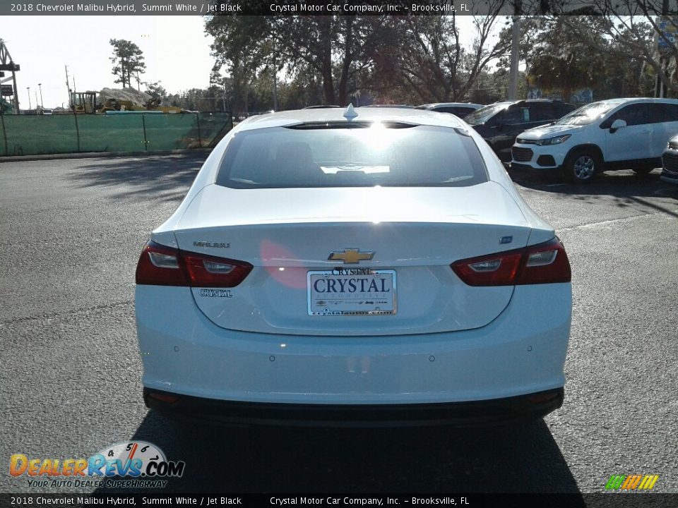 2018 Chevrolet Malibu Hybrid Summit White / Jet Black Photo #4