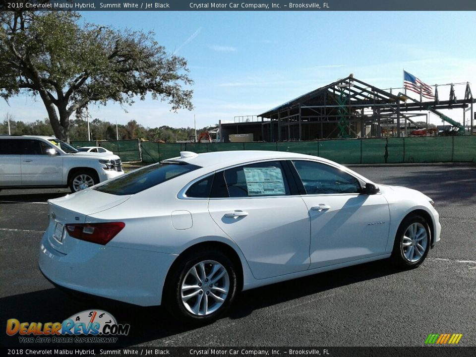 2018 Chevrolet Malibu Hybrid Summit White / Jet Black Photo #5