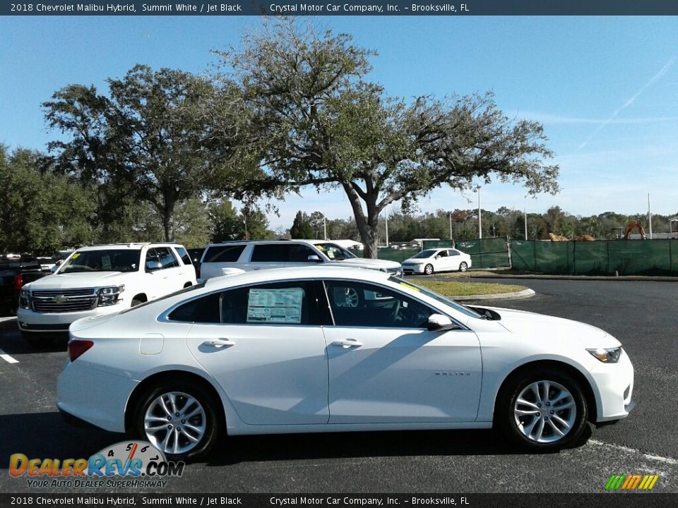 2018 Chevrolet Malibu Hybrid Summit White / Jet Black Photo #6