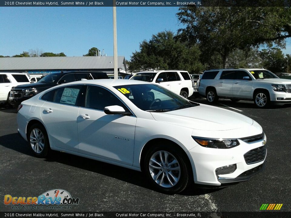 2018 Chevrolet Malibu Hybrid Summit White / Jet Black Photo #7