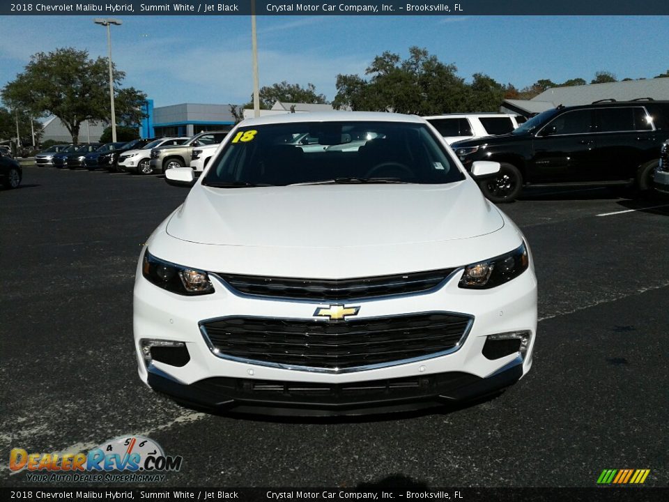 2018 Chevrolet Malibu Hybrid Summit White / Jet Black Photo #8