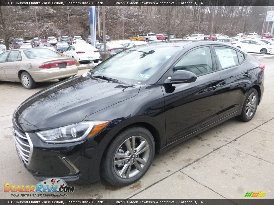 2018 Hyundai Elantra Value Edition Phantom Black / Black Photo #5