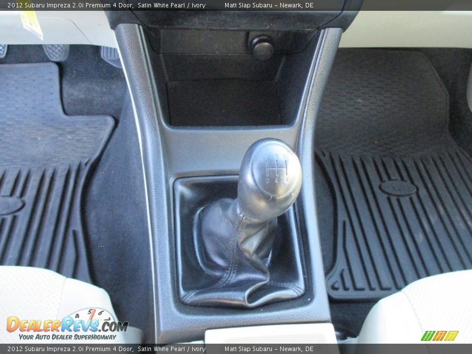 2012 Subaru Impreza 2.0i Premium 4 Door Satin White Pearl / Ivory Photo #25