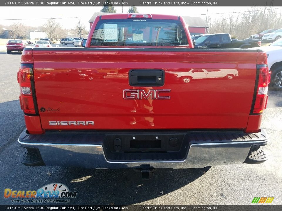2014 GMC Sierra 1500 Regular Cab 4x4 Fire Red / Jet Black/Dark Ash Photo #4