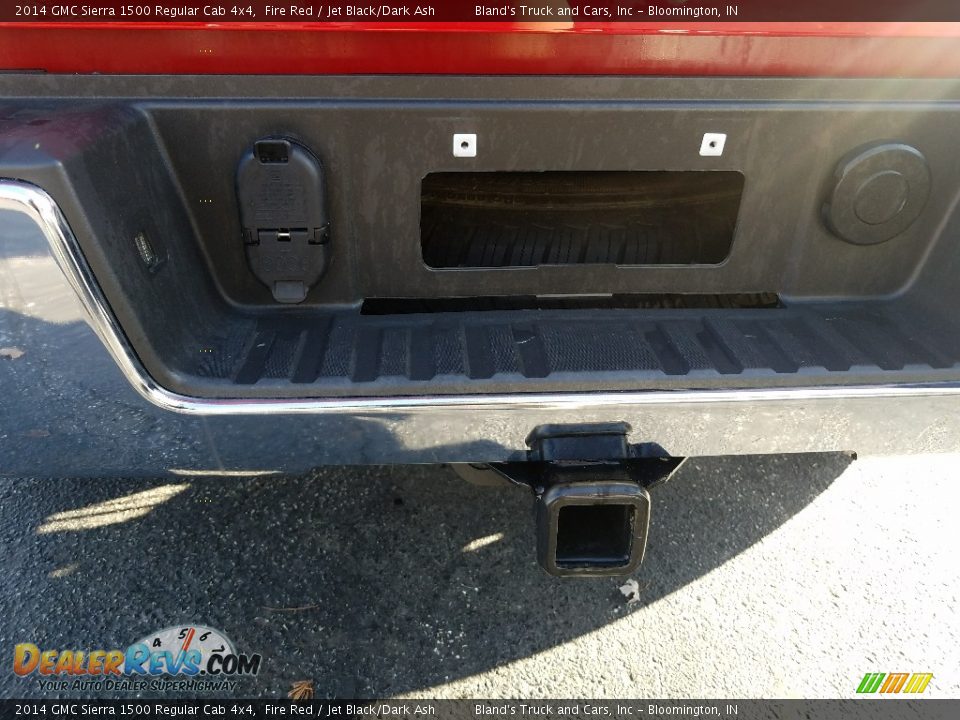 2014 GMC Sierra 1500 Regular Cab 4x4 Fire Red / Jet Black/Dark Ash Photo #6