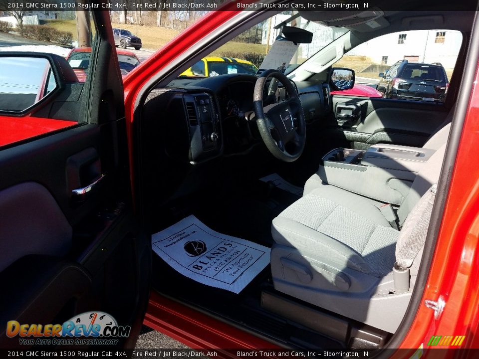 2014 GMC Sierra 1500 Regular Cab 4x4 Fire Red / Jet Black/Dark Ash Photo #10