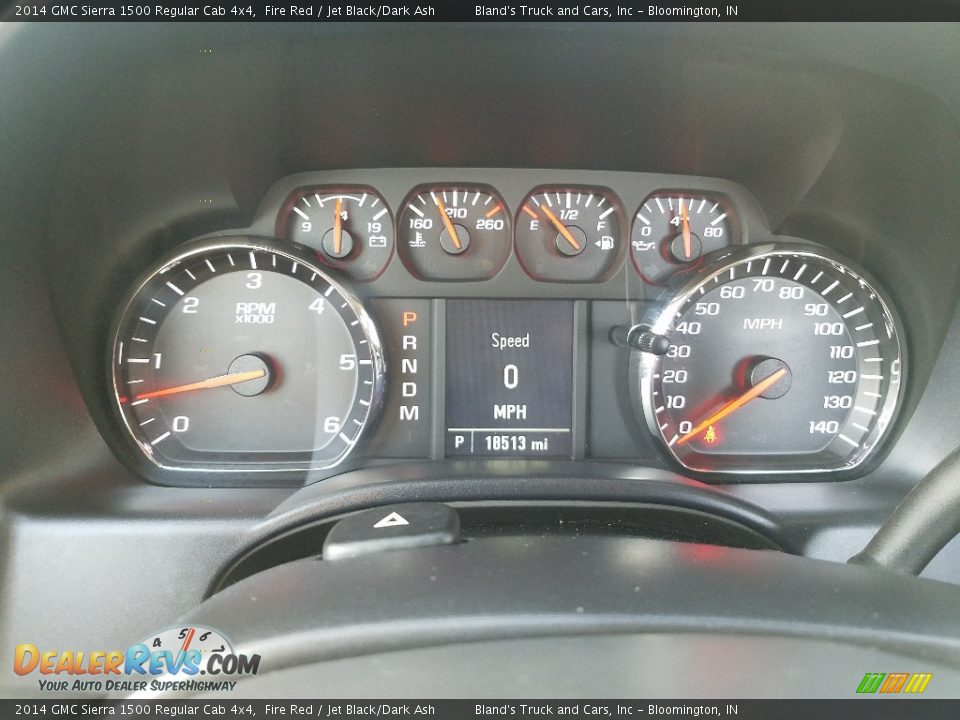 2014 GMC Sierra 1500 Regular Cab 4x4 Fire Red / Jet Black/Dark Ash Photo #21