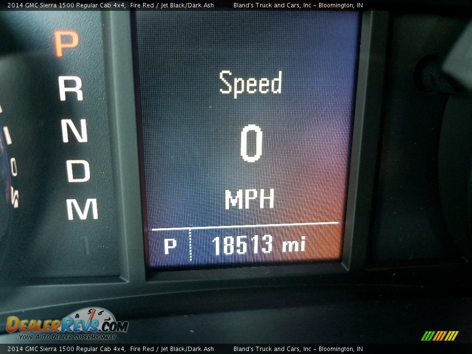 2014 GMC Sierra 1500 Regular Cab 4x4 Fire Red / Jet Black/Dark Ash Photo #22