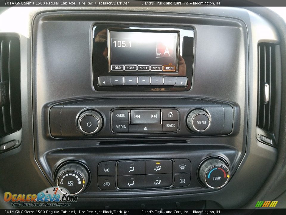 2014 GMC Sierra 1500 Regular Cab 4x4 Fire Red / Jet Black/Dark Ash Photo #24