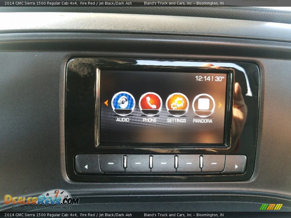 2014 GMC Sierra 1500 Regular Cab 4x4 Fire Red / Jet Black/Dark Ash Photo #25