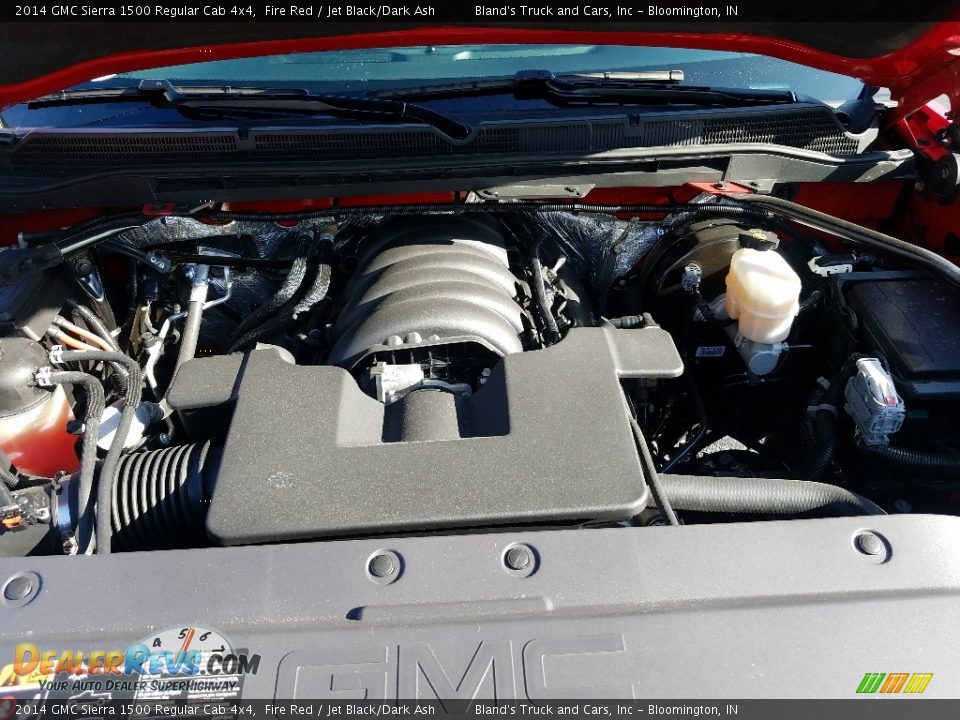 2014 GMC Sierra 1500 Regular Cab 4x4 Fire Red / Jet Black/Dark Ash Photo #32