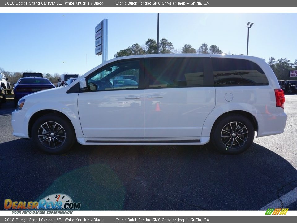 2018 Dodge Grand Caravan SE White Knuckle / Black Photo #4