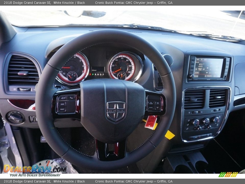 2018 Dodge Grand Caravan SE White Knuckle / Black Photo #10