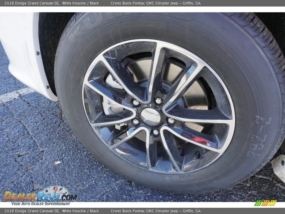 2018 Dodge Grand Caravan SE White Knuckle / Black Photo #11