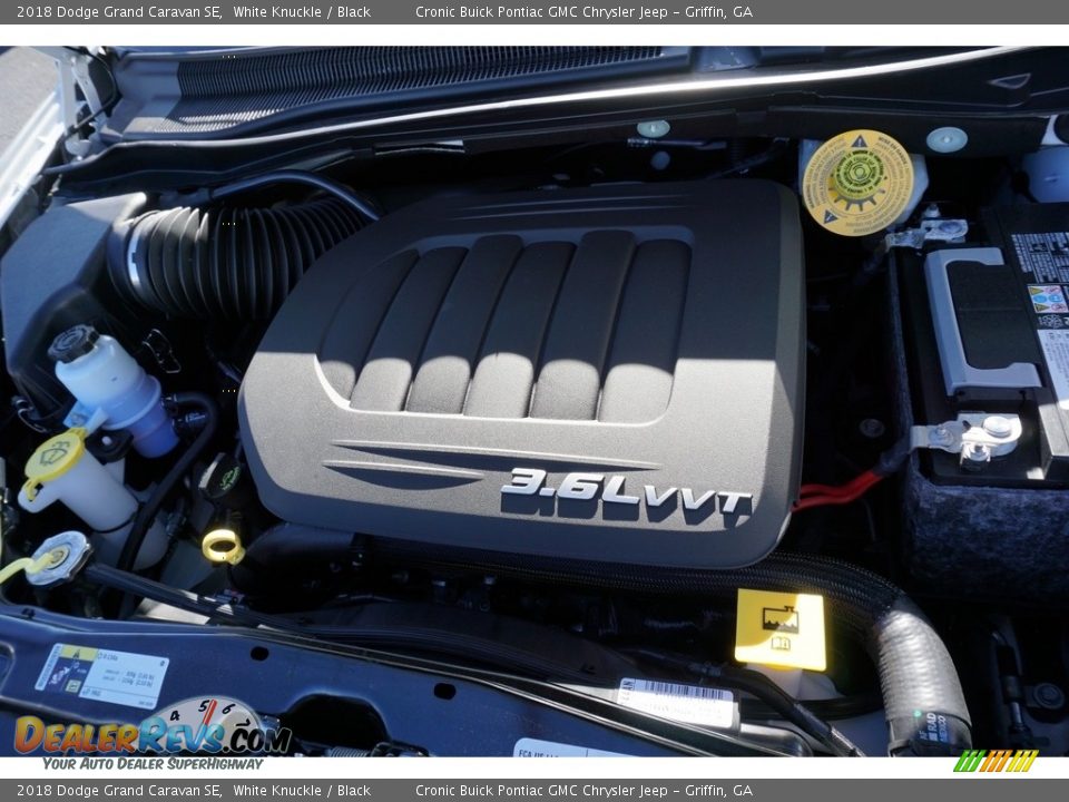 2018 Dodge Grand Caravan SE White Knuckle / Black Photo #12