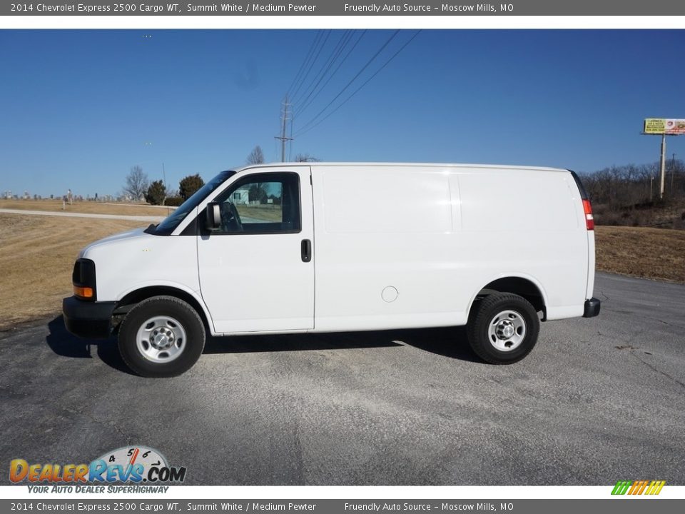 2014 Chevrolet Express 2500 Cargo WT Summit White / Medium Pewter Photo #33