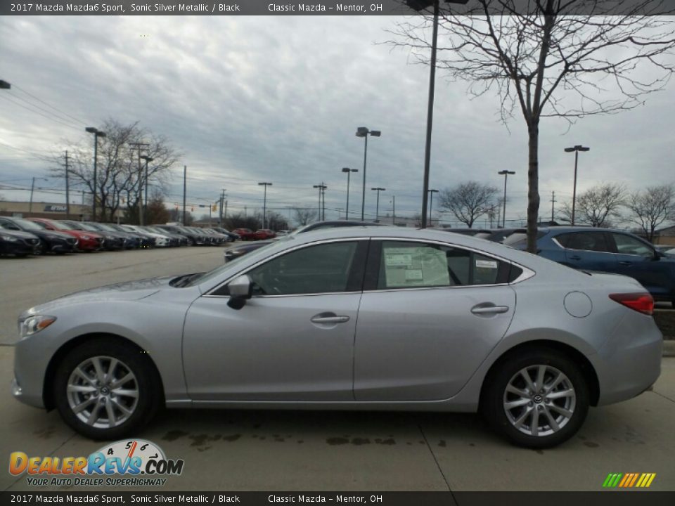 2017 Mazda Mazda6 Sport Sonic Silver Metallic / Black Photo #2