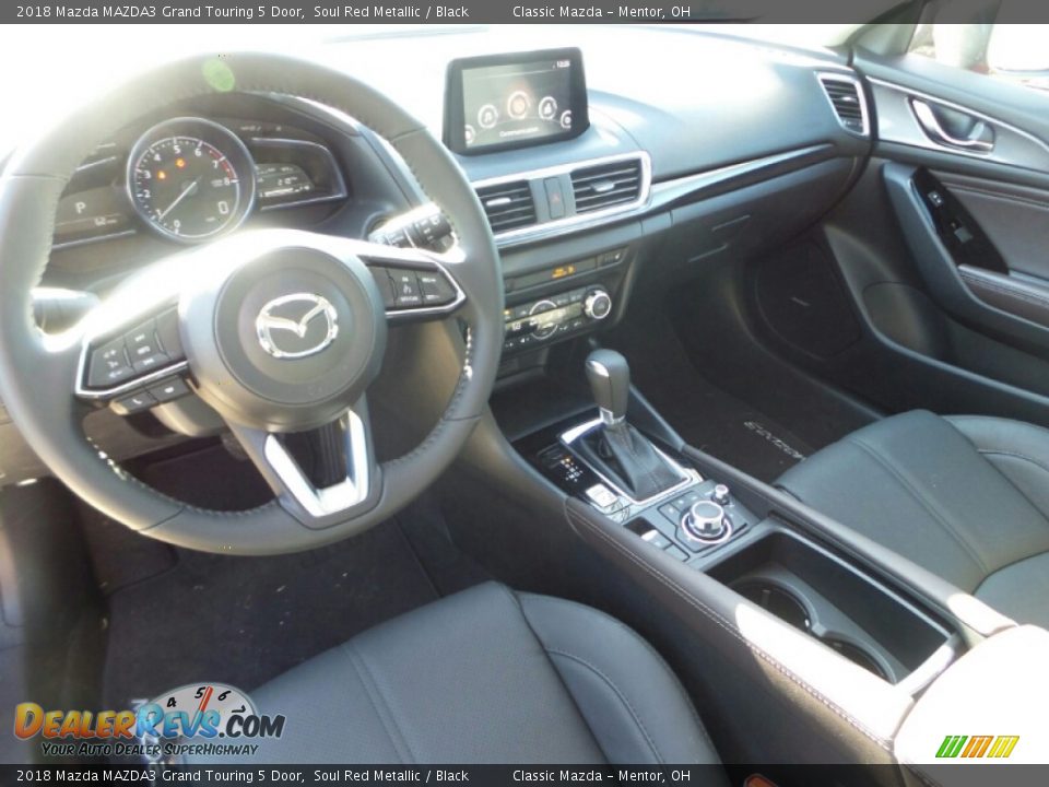 2018 Mazda MAZDA3 Grand Touring 5 Door Soul Red Metallic / Black Photo #3
