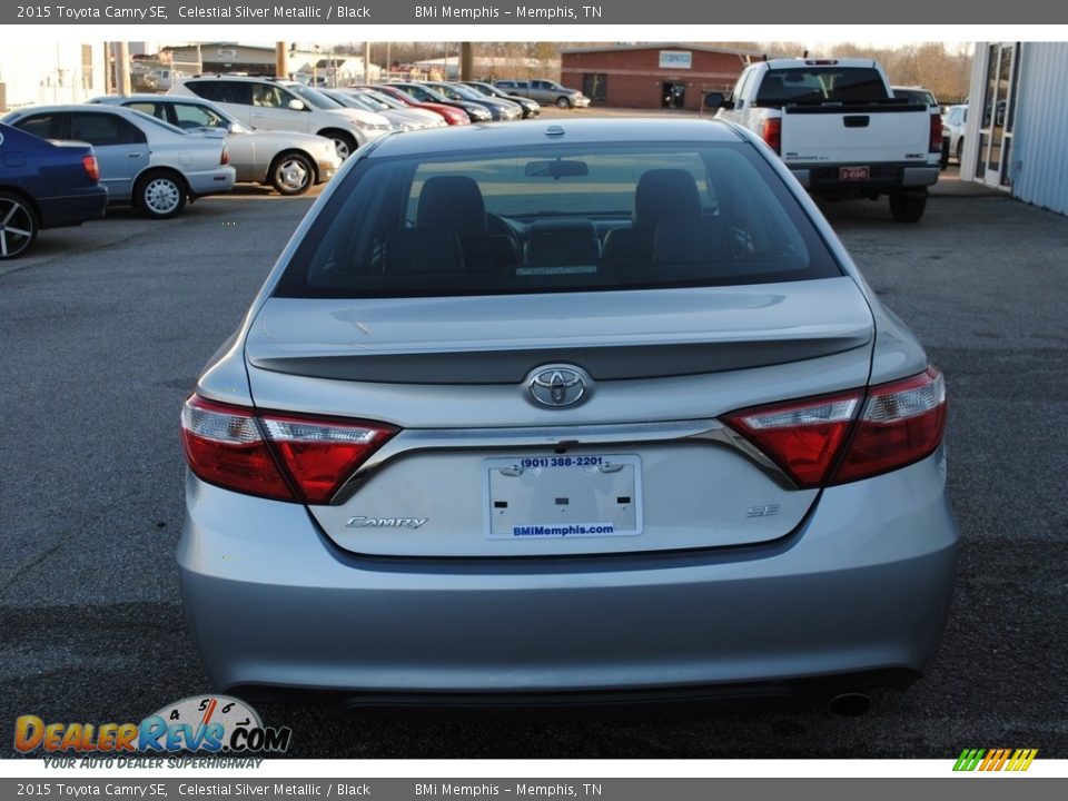 2015 Toyota Camry SE Celestial Silver Metallic / Black Photo #4