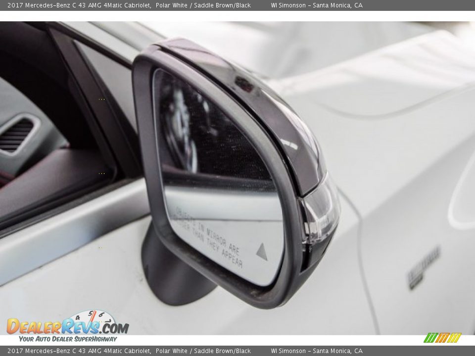 2017 Mercedes-Benz C 43 AMG 4Matic Cabriolet Polar White / Saddle Brown/Black Photo #15