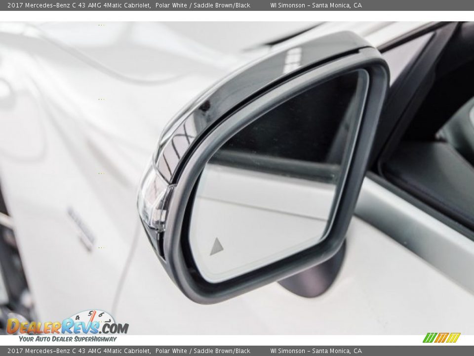 2017 Mercedes-Benz C 43 AMG 4Matic Cabriolet Polar White / Saddle Brown/Black Photo #16