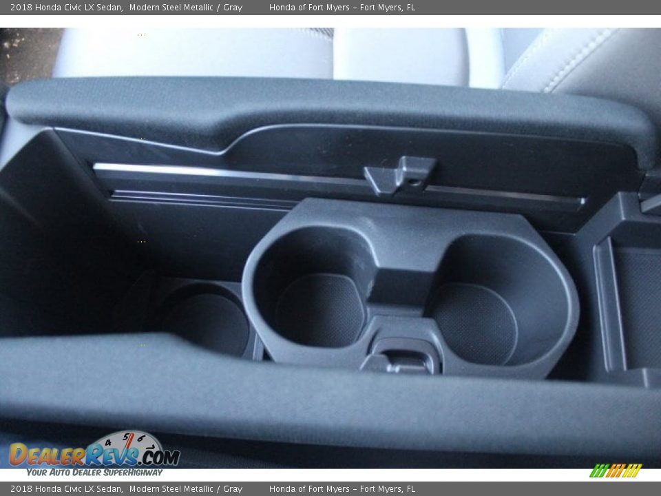 2018 Honda Civic LX Sedan Modern Steel Metallic / Gray Photo #22