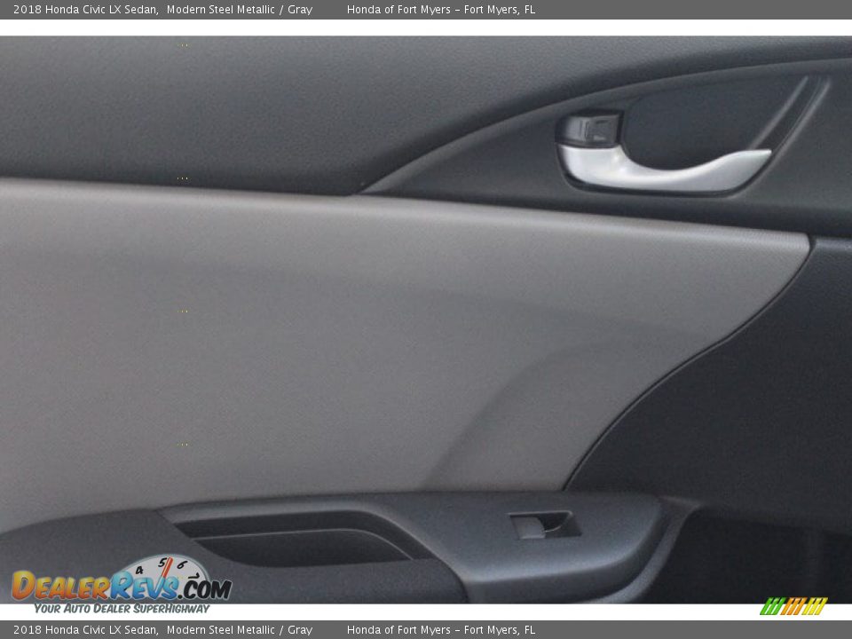 2018 Honda Civic LX Sedan Modern Steel Metallic / Gray Photo #23