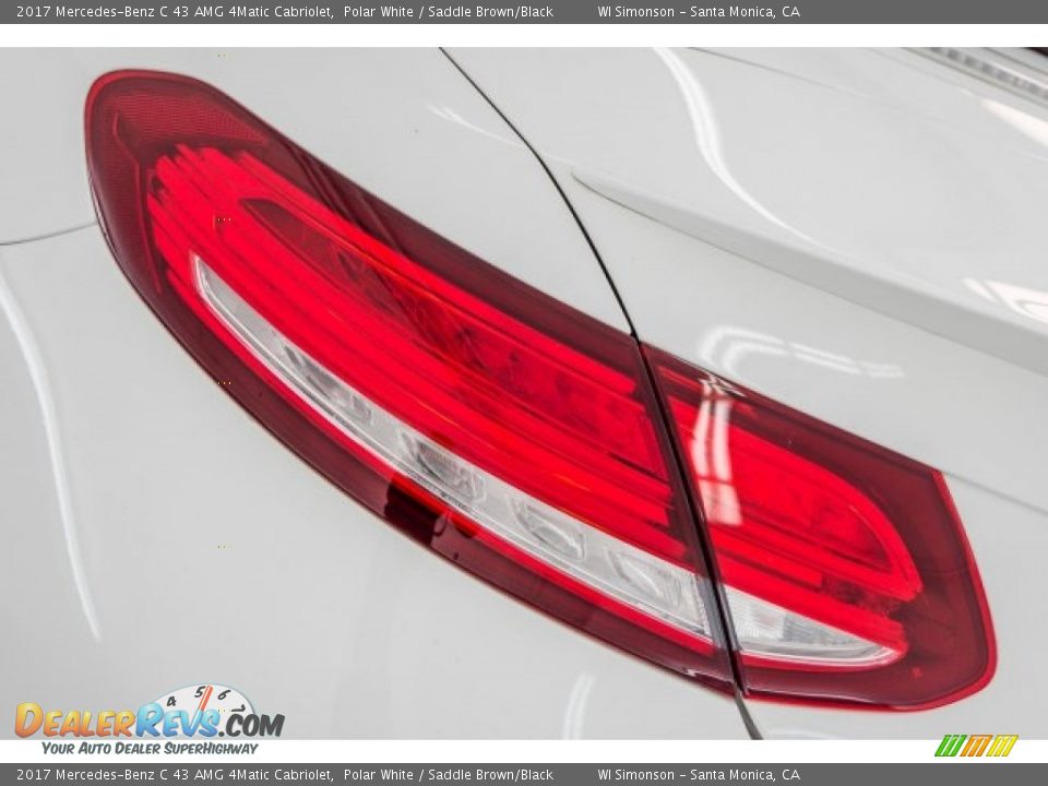 2017 Mercedes-Benz C 43 AMG 4Matic Cabriolet Polar White / Saddle Brown/Black Photo #31