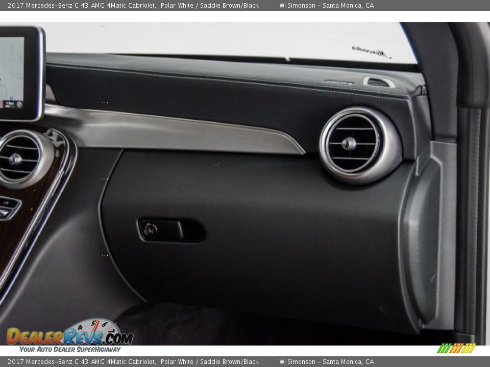 2017 Mercedes-Benz C 43 AMG 4Matic Cabriolet Polar White / Saddle Brown/Black Photo #34