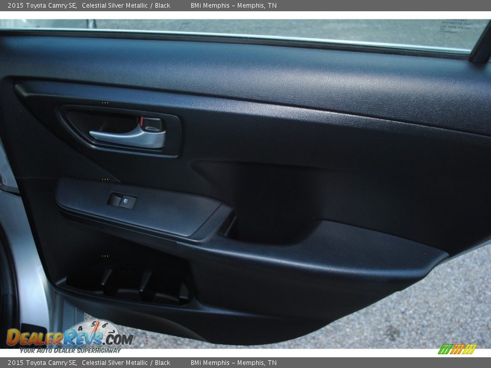2015 Toyota Camry SE Celestial Silver Metallic / Black Photo #24