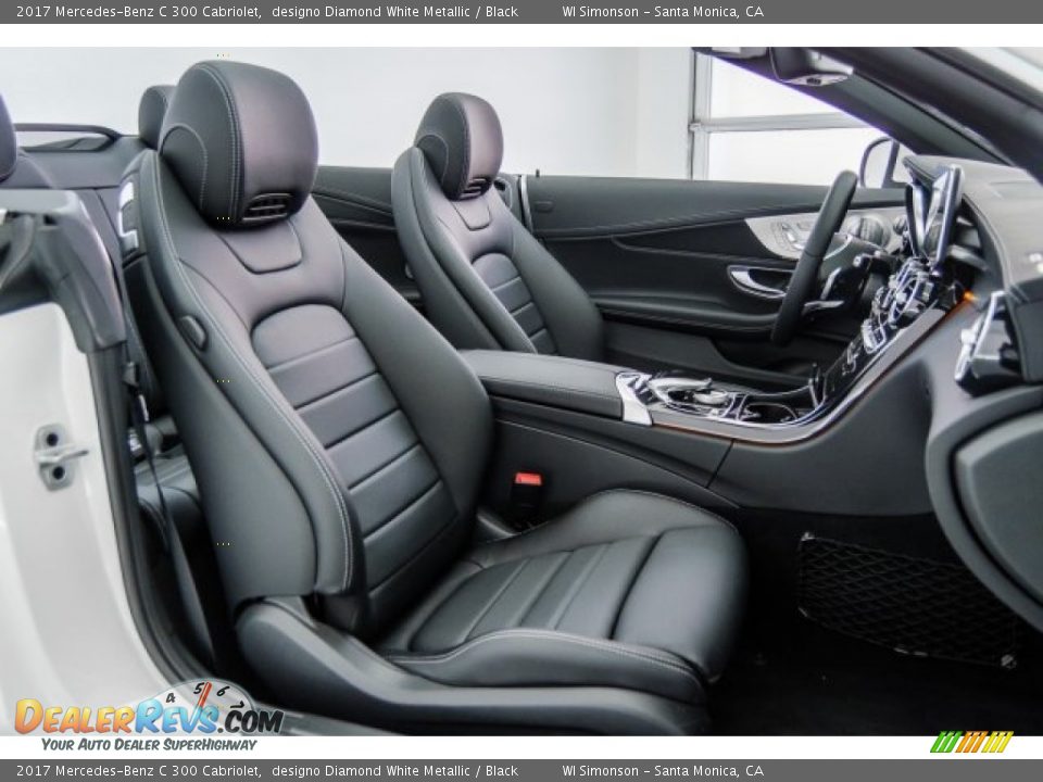 2017 Mercedes-Benz C 300 Cabriolet designo Diamond White Metallic / Black Photo #2