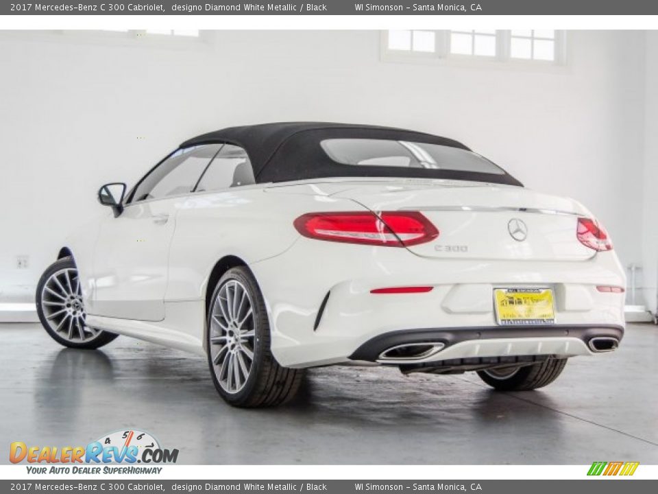2017 Mercedes-Benz C 300 Cabriolet designo Diamond White Metallic / Black Photo #3