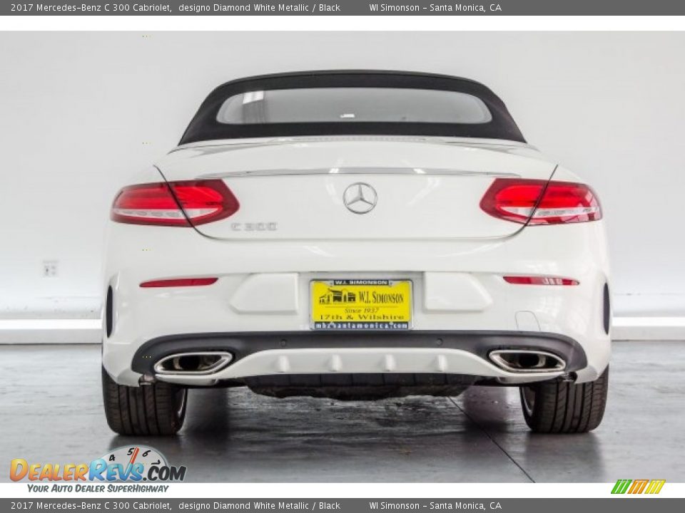 2017 Mercedes-Benz C 300 Cabriolet designo Diamond White Metallic / Black Photo #4