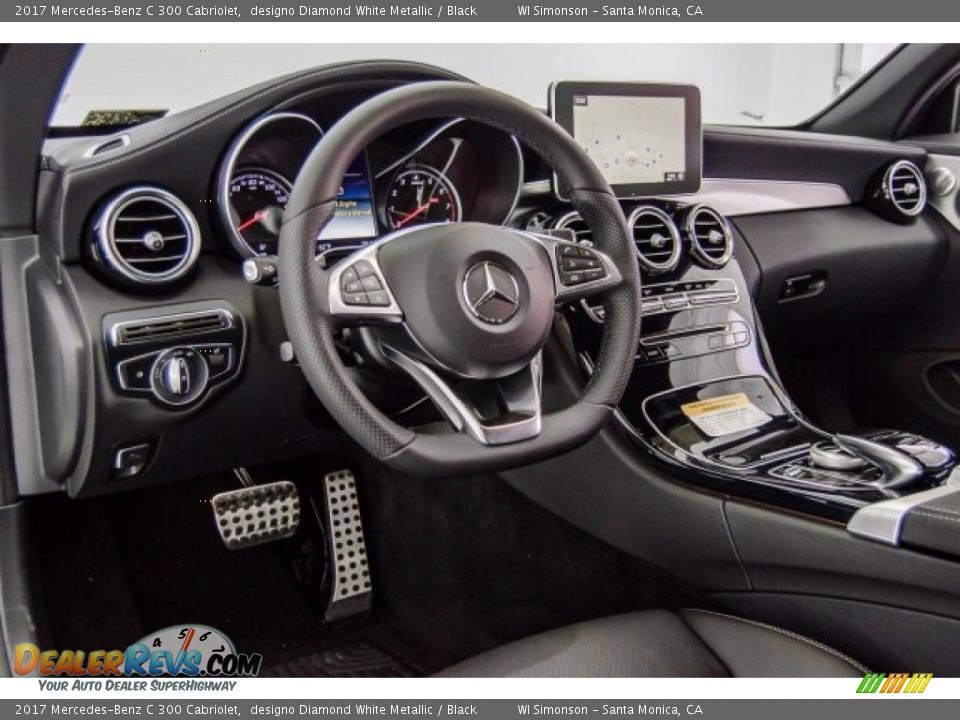 2017 Mercedes-Benz C 300 Cabriolet designo Diamond White Metallic / Black Photo #6