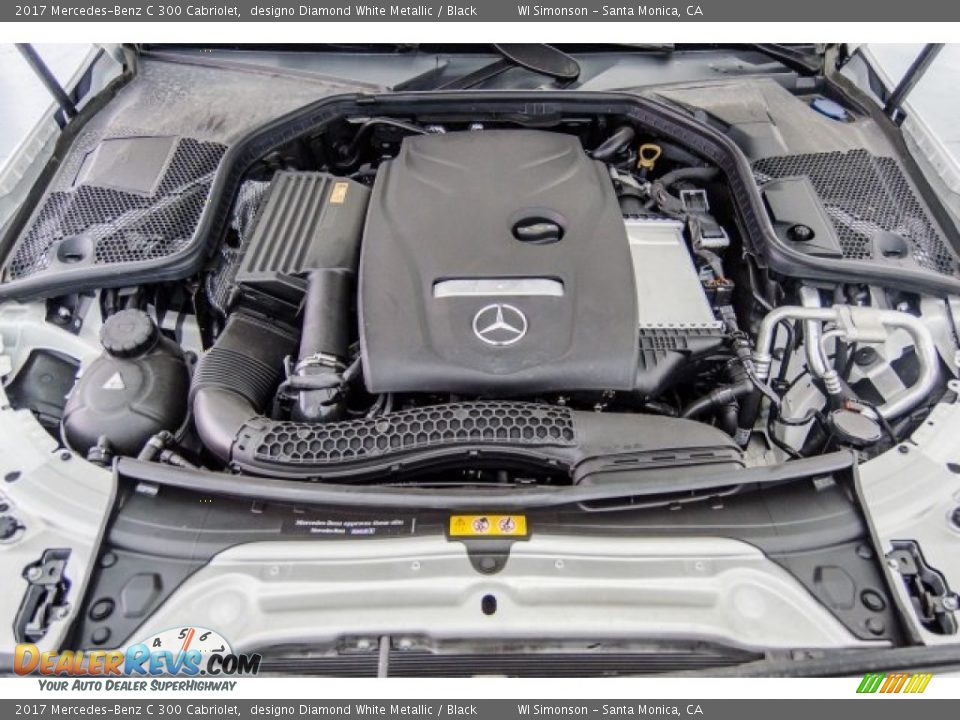 2017 Mercedes-Benz C 300 Cabriolet designo Diamond White Metallic / Black Photo #8
