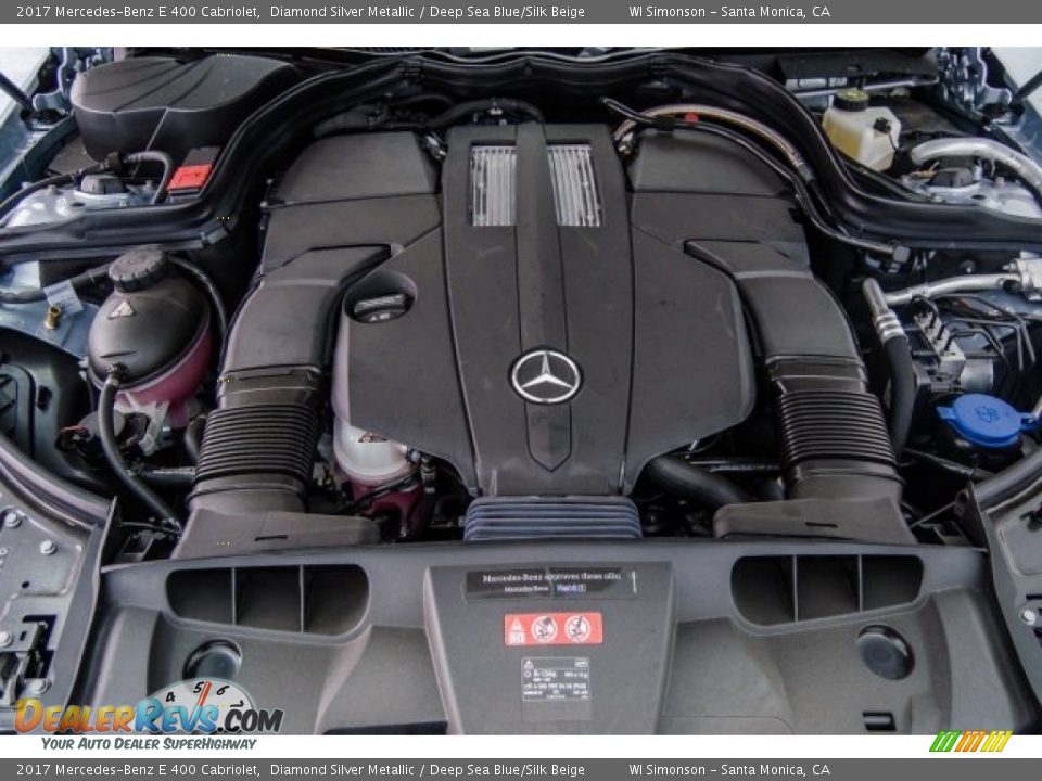 2017 Mercedes-Benz E 400 Cabriolet 3.0 Liter Turbocharged DOHC 24-Valve VVT V6 Engine Photo #8