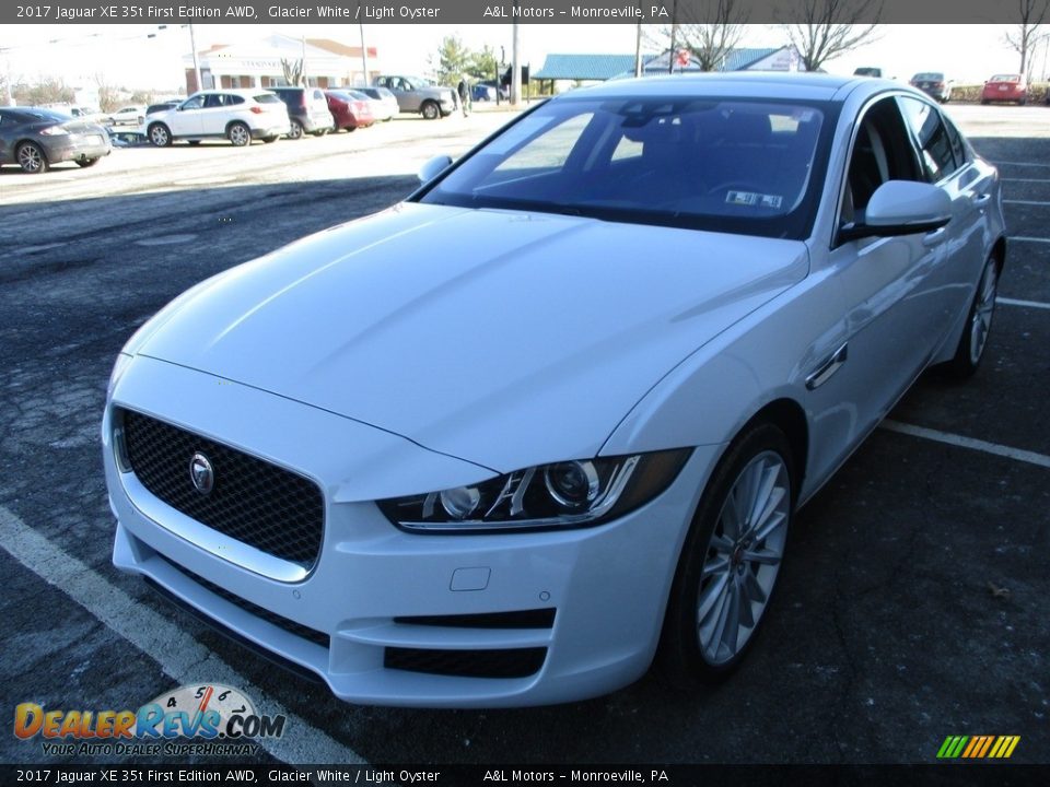 2017 Jaguar XE 35t First Edition AWD Glacier White / Light Oyster Photo #8