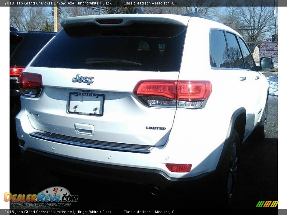 2018 Jeep Grand Cherokee Limited 4x4 Bright White / Black Photo #2