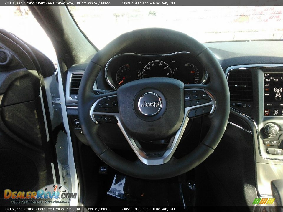 2018 Jeep Grand Cherokee Limited 4x4 Bright White / Black Photo #8